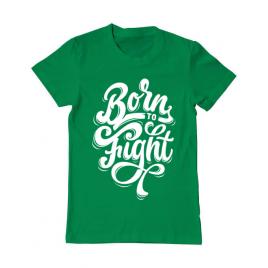 Tricou adler barbat born to fight verde mediu