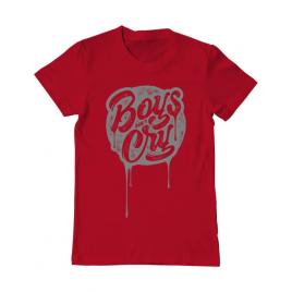 Tricou adler barbat boys dont cry rosu