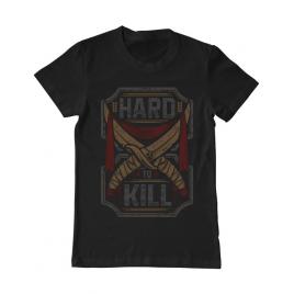 Tricou adler barbat hard to kill negru