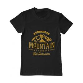 Tricou adler barbat its not the mountain we conquer negru