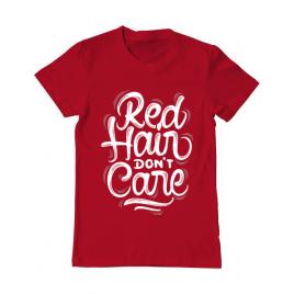 Tricou adler barbat red hair dont care rosu