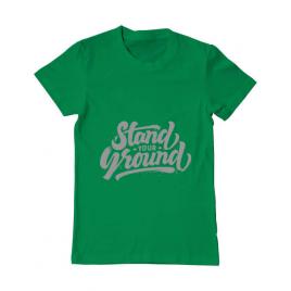 Tricou adler barbat stand your ground verde mediu