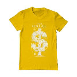 Tricou adler barbat tree dollar galben