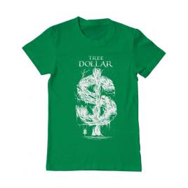 Tricou adler barbat tree dollar verde mediu
