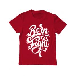 Tricou adler copil born to fight rosu