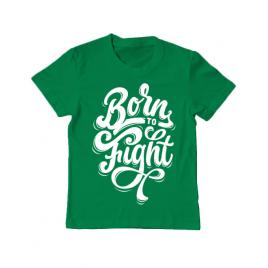 Tricou adler copil born to fight verde mediu