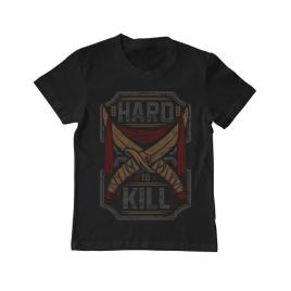 Tricou adler copil hard to kill negru