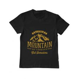 Tricou adler copil its not the mountain we conquer negru