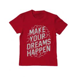 Tricou adler copil make your dreams happen rosu