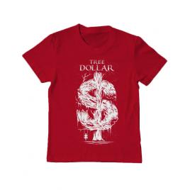 Tricou adler copil tree dollar rosu