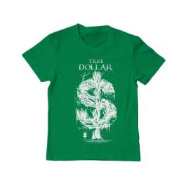 Tricou adler copil tree dollar verde mediu