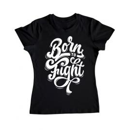Tricou adler dama born to fight negru