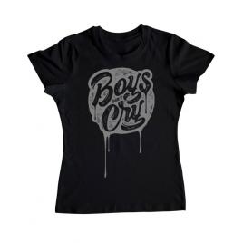 Tricou adler dama boys dont cry negru