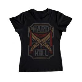Tricou adler dama hard to kill negru