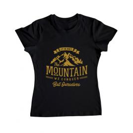 Tricou adler dama its not the mountain we conquer negru