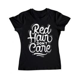 Tricou adler dama red hair dont care negru
