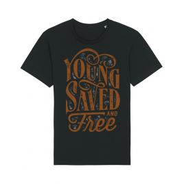 Tricou stanley stella barbat young saved and free negru