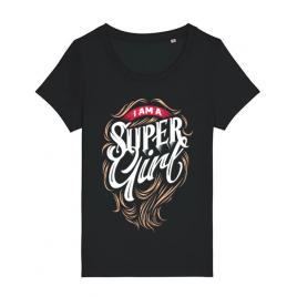 Tricou stanley stella dama i am a super girl negru