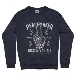 Bluza adler barbat peace maker denim inchis