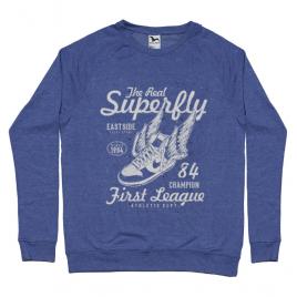 Bluza adler barbat superfly albastru melanj