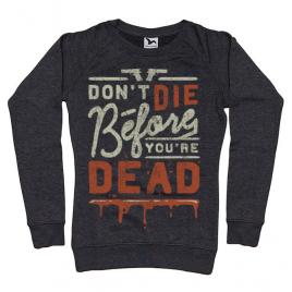Bluza adler dama dont die negru melanj