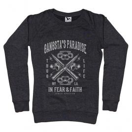 Bluza adler dama gangstas paradise negru melanj