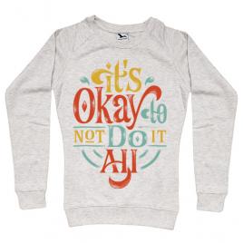 Bluza adler dama its ok migdala melanj