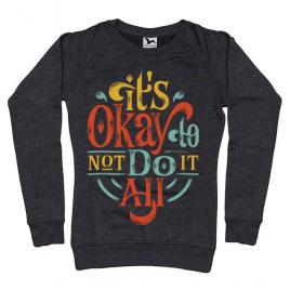 Bluza adler dama its ok negru melanj