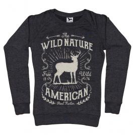 Bluza adler dama wild nature negru melanj
