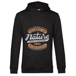 Hoodie barbat cu gluga nature negru