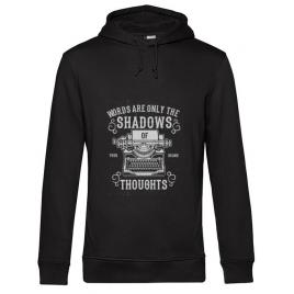 Hoodie barbat cu gluga shadows of thoughts negru