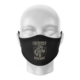 Masca personalizata reutilizabila astronaut negru