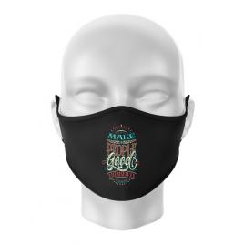 Masca personalizata reutilizabila make people feel good negru