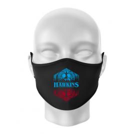 Masca personalizata reutilizabila welcome to hawkins negru