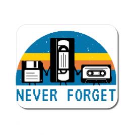 Mousepad personalizat never forget alb