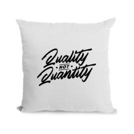 Perna personalizata quality not quantity alb