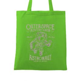 Sacosa din panza astronaut verde mar