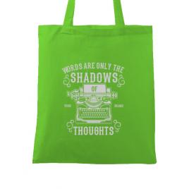 Sacosa din panza shadows of thoughts verde mar