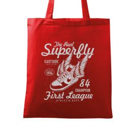Sacosa din panza superfly rosu