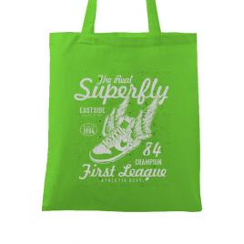 Sacosa din panza superfly verde mar