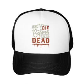 Sapca personalizata dont die alb