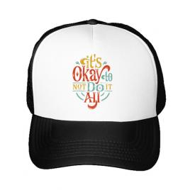 Sapca personalizata its ok alb