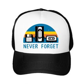 Sapca personalizata never forget alb