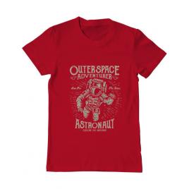 Tricou adler barbat astronaut rosu