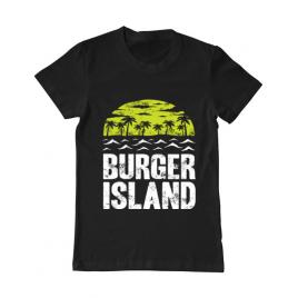 Tricou adler barbat burger island negru