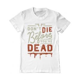 Tricou adler barbat dont die alb