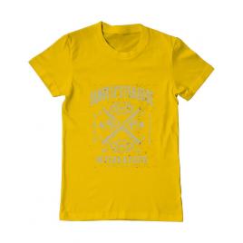 Tricou adler barbat gangstas paradise galben