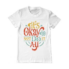 Tricou adler barbat its ok alb