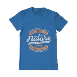 Tricou adler barbat nature albastru azuriu