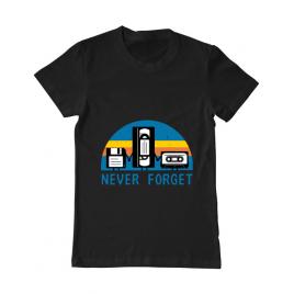 Tricou adler barbat never forget negru